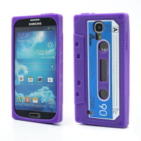 Силиконов гръб ТПУ за Samsung Galaxy S4 I9500 / S4 I9505 / S4 Value Edition I9515 лилава касета